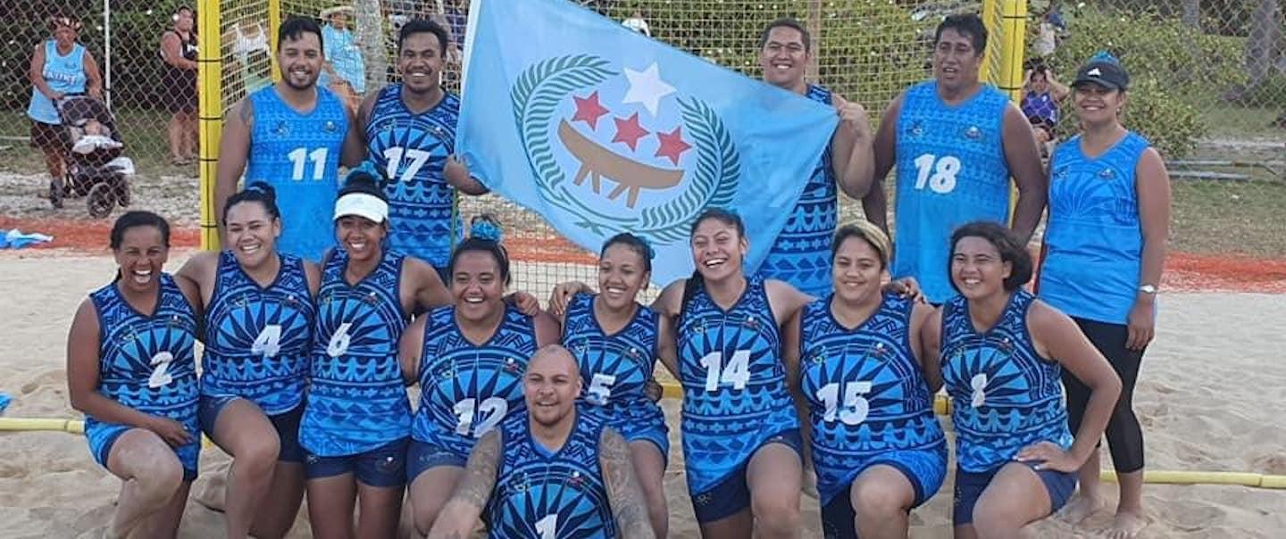 Beach handball gold to Mauke at successful Cook Islands Games