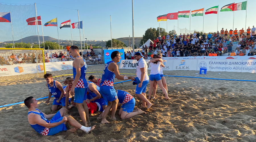 Croatia win the 2022 IHF Men's Youth Beach Handball World Championship 