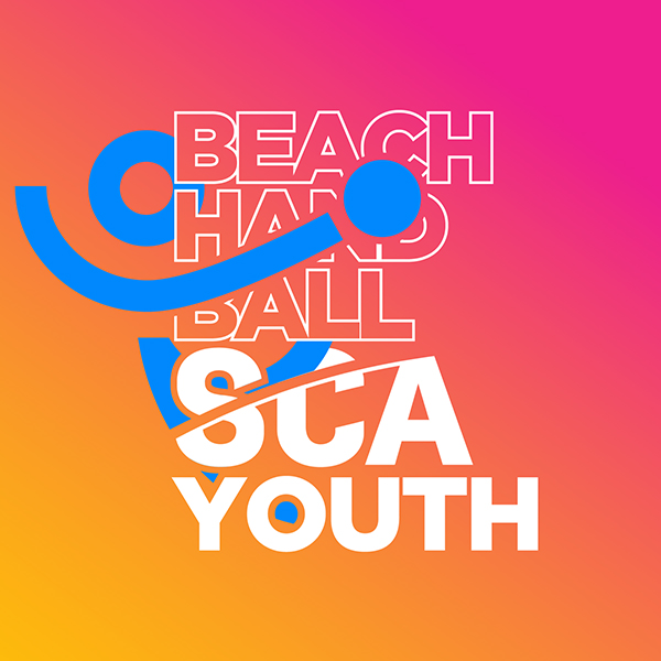 SCAHC Men's and Women's Youth Beach Handball Championship logo