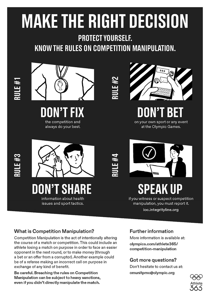 IOC Competition Manipulation Flyer