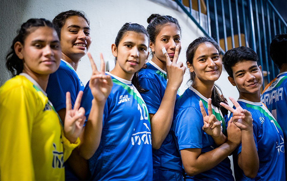 India players ahead of a match