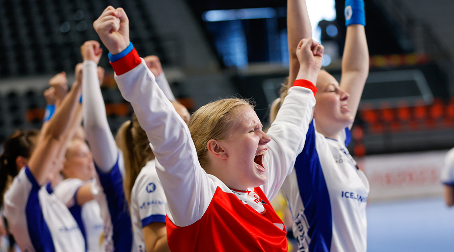 Iceland celebrating