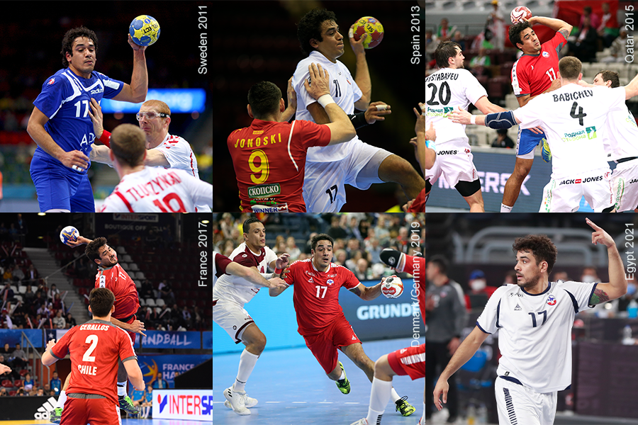 Salinas appearances at the IHF Men's World Championship