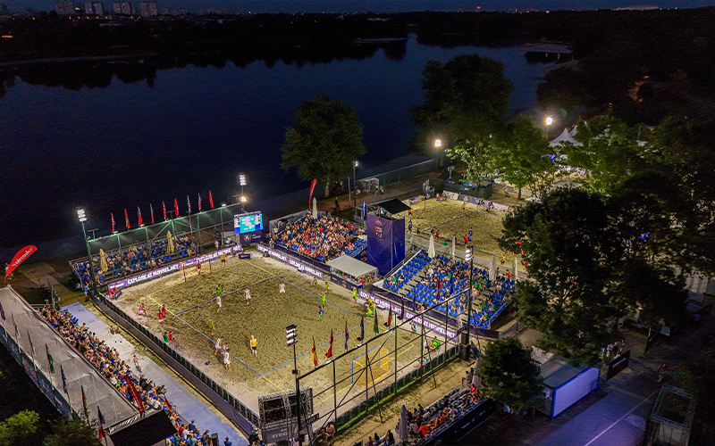 The arena in Lake Jarun