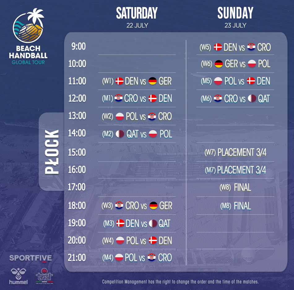 Match Schedule BHGT