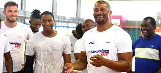 Continental champions and professional players at Air Caraibes Cup 2019