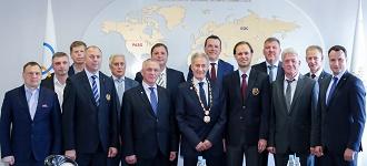 IHF President visits Minsk for the opening of Sports and Games Complex