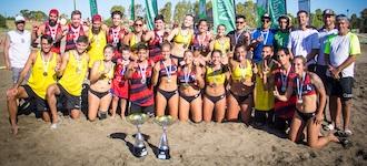 Neuquén’s IFES celebrate beach handball double at inaugural Copa Argentina