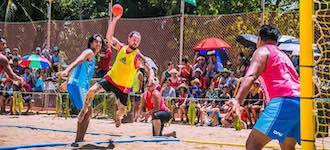 Beach handball featured at Cook Islands Beach Games