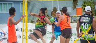 Cook Islands Beach Games prove instant hit for beach handball