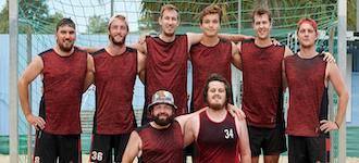 Mad Bois and Parrots share the wins at first-ever NZHF Beach Handball National Championships