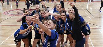 San Francisco CalHeat and New York City Team Handball win California Cup trophies