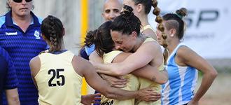 Argentina finally overcome Brazil on the beach