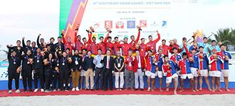 Vietnam take home South East Asian Games gold on the sand