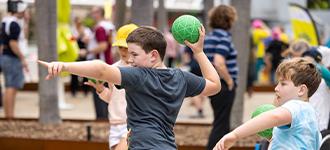 “Have a Go” – Brisbane 2032 showcases Australian handball