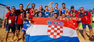 Croatia men’s beach handball team nominated for global award – and you can help them win