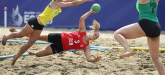 Denmark women and Spain men make beach handball history with European Games gold