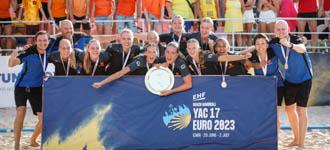 Netherlands and Hungary take European U17 beach titles