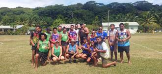 Cook Islands handball history made on Aitutaki
