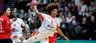 African champions through to main round with clear win over Korea