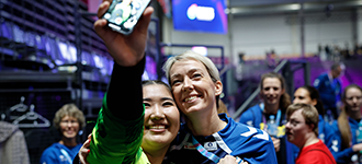 ‘A real one’ – Zhaparova and idol Lunde in emotional meeting in Trier