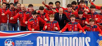 Dramatic comeback sees Spain lift title at the 22nd Mediterranean Handball Confederation’s Men’s Championship