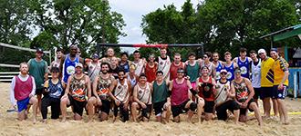 Growing US beach handball on the banks of the Ohio