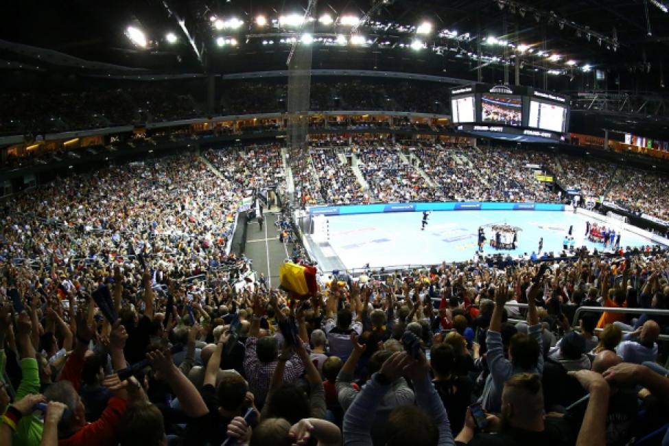 Spectators in Mercedes-Benz Arena