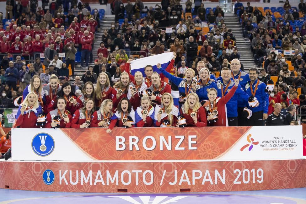 Bronze medallists Russia