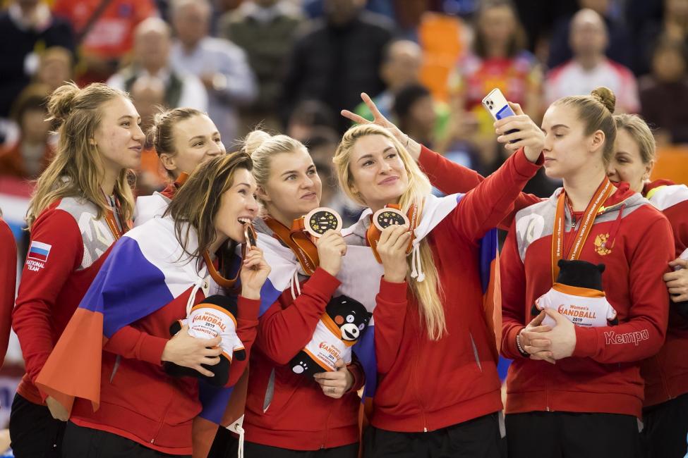 Bronze medallists Russia