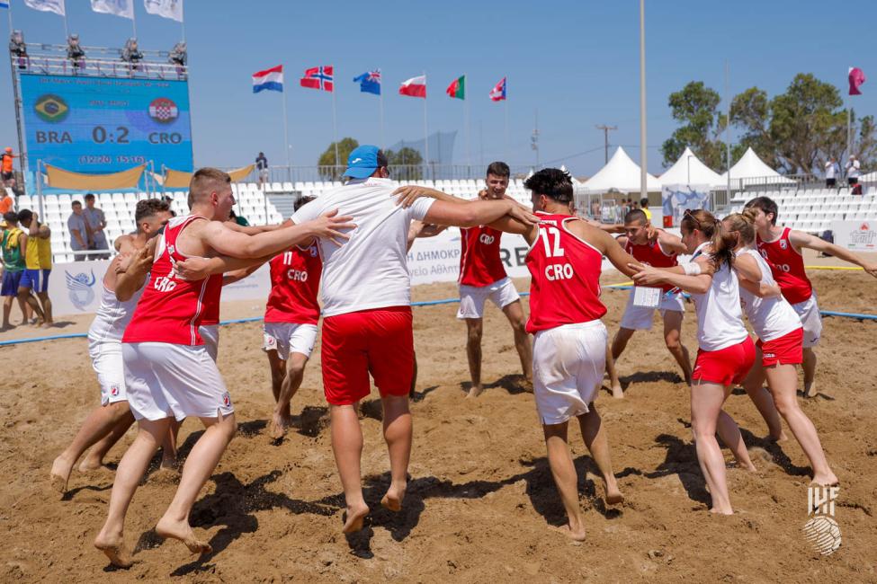 Croatia celebrate