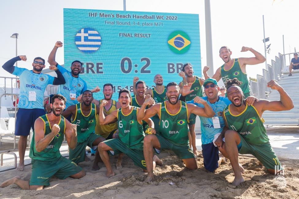 Bronze medallists Brazil