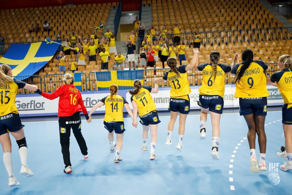 Sweden celebrating