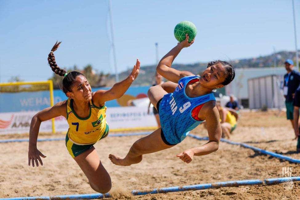 Brazil defending against Thailand