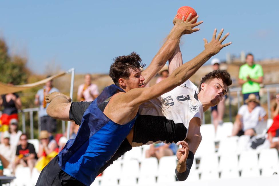 France defending against Germany