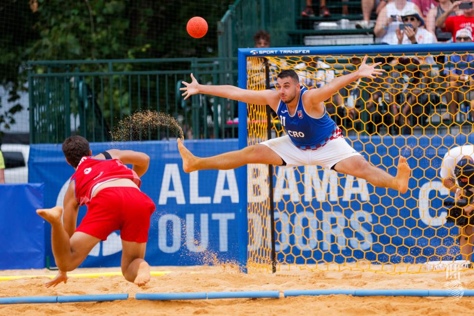 Goalkeeper in action