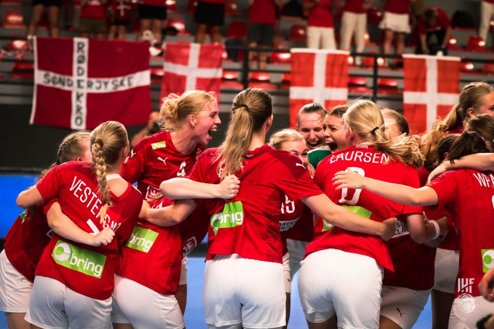 Denmark celebrating