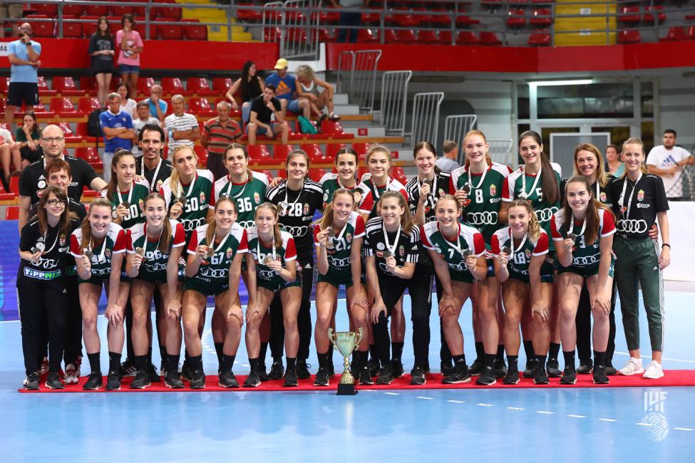 Bronze medallists Hungary