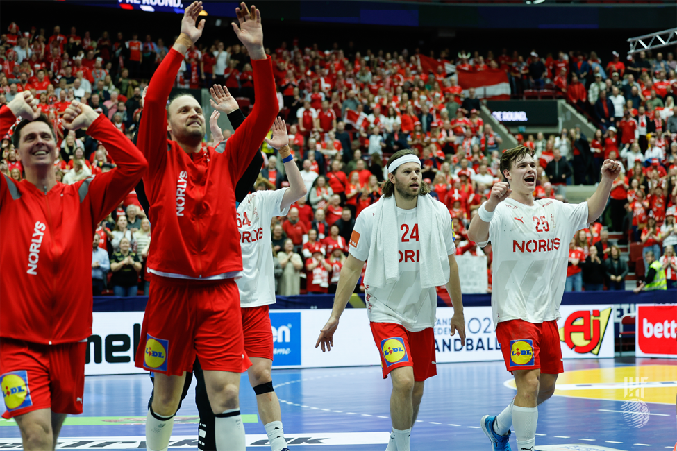 Denmark team celebrating