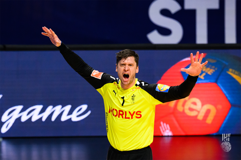 Denmark player celebrating