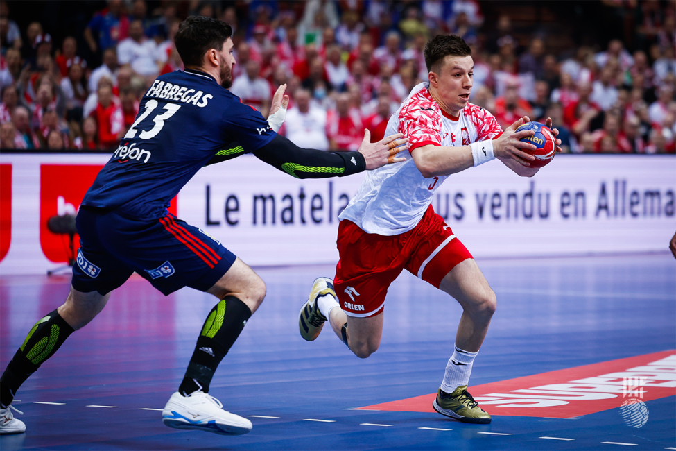 Moment from the match with Poland in attack