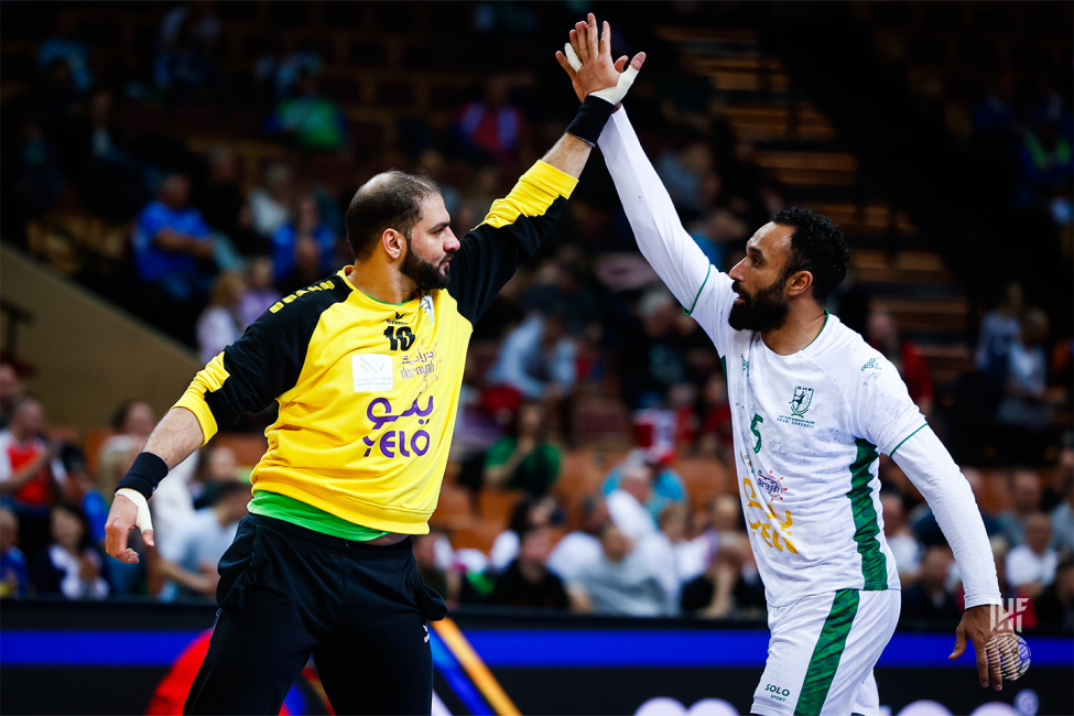 Saudi Arabia players celebrating