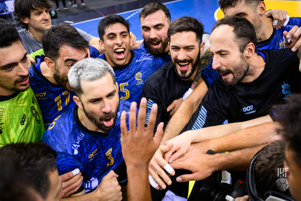 Argentina team celebrating