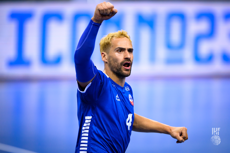 Chile player celebrating