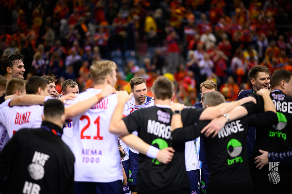 Norway team celebrating