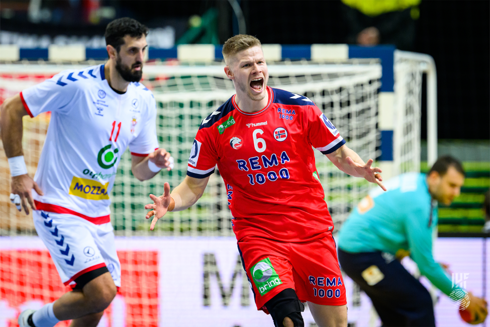 Norway player celebrating