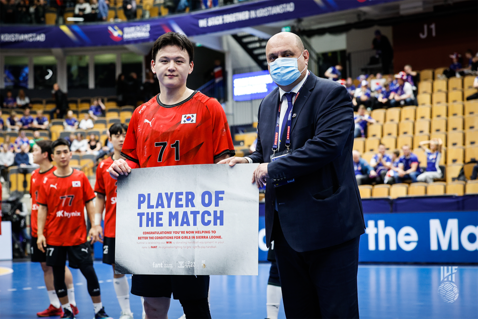 Player of the Match from Rep. of Korea