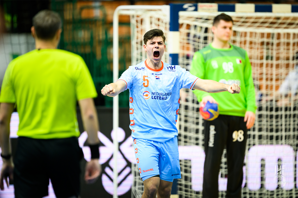 Netherlands player celebrating