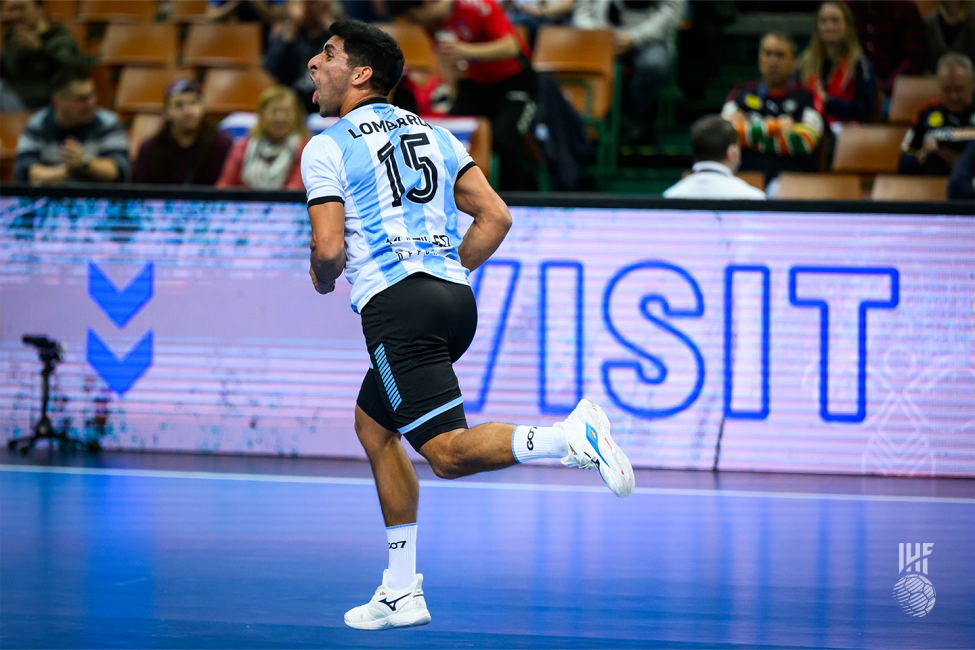 Argentina player celebrating