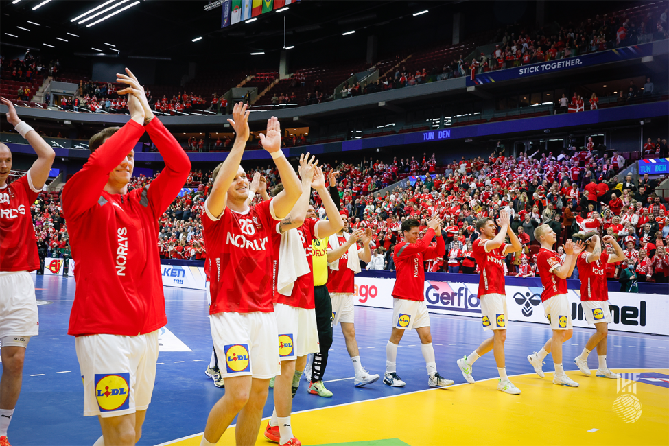 Denmark team celebrating